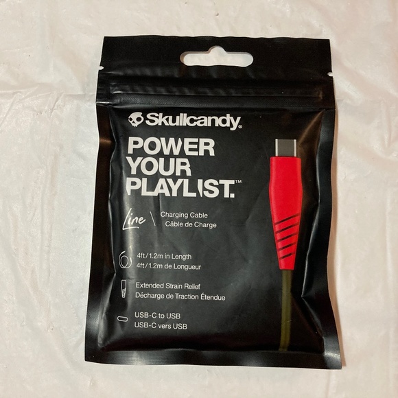SkullCandy USB C to USB Charging Cable 4’ Long - Picture 1 of 2